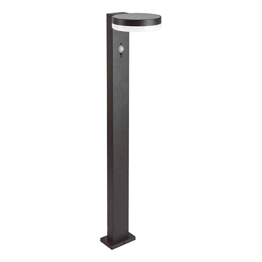 LED Lampa solarna z czujnikiem LED/2W/3,7V IP54 3000K 2200 mAh okrągły czarny