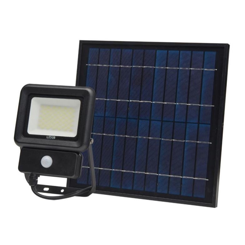 LED Lampa solarna z czujnikiem LED/30W/3,7V 6500K IP65 6600 mAh
