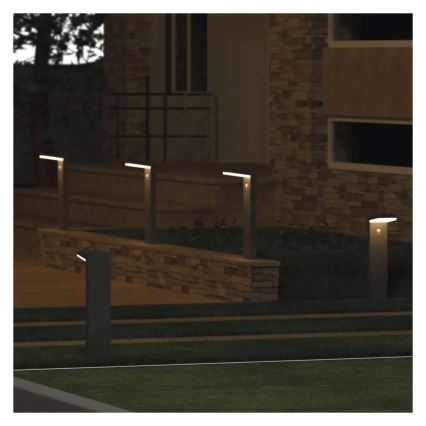 LED Lampa solarna z czujnikiem LED/4,4W/3,7V 2200 mAh IP44
