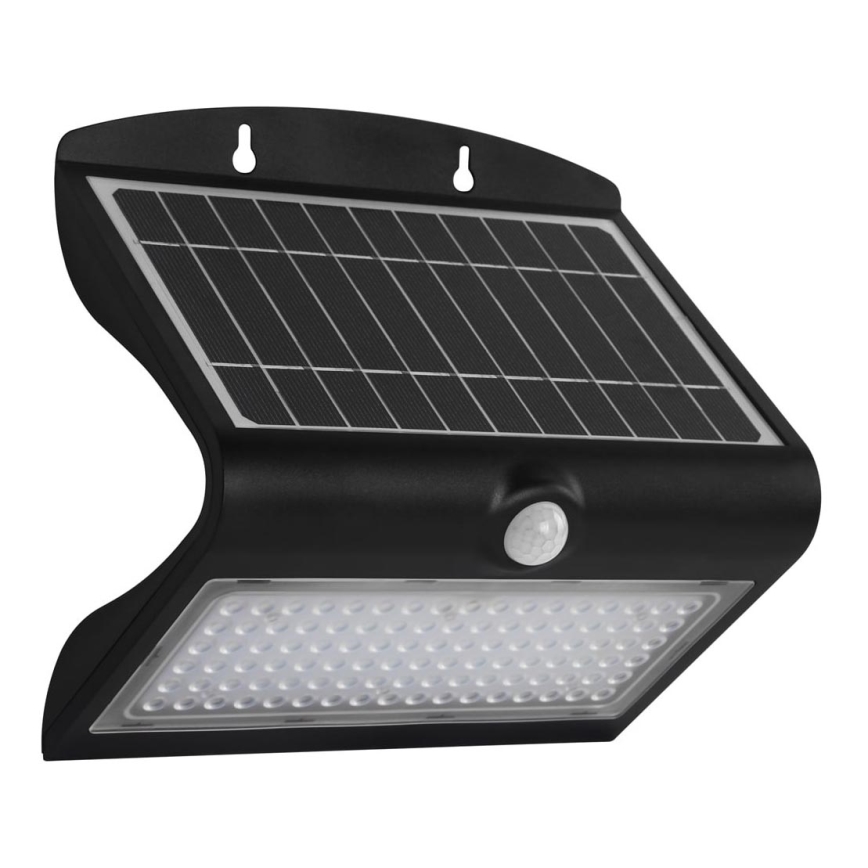 LED Lampa solarna z czujnikiem ruchu i zmierzchu LED/6,8W/4000 mAh 3,7V IP65