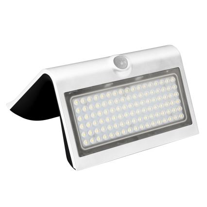 LED Lampa solarna z czujnikiem ruchu i zmierzchu LED/6,8W/4000 mAh 3,7V IP65