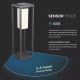 LED Lampa solarna z czujnikiem SAMSUNG CHIP LED/2W/3,7V IP65