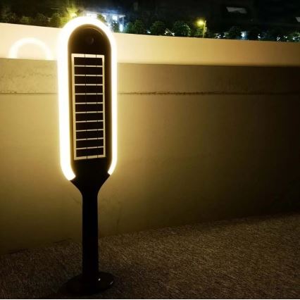 LED Lampa solarna z czujnikiema BOLLARD LED/5W/5,5V IP65 4000K