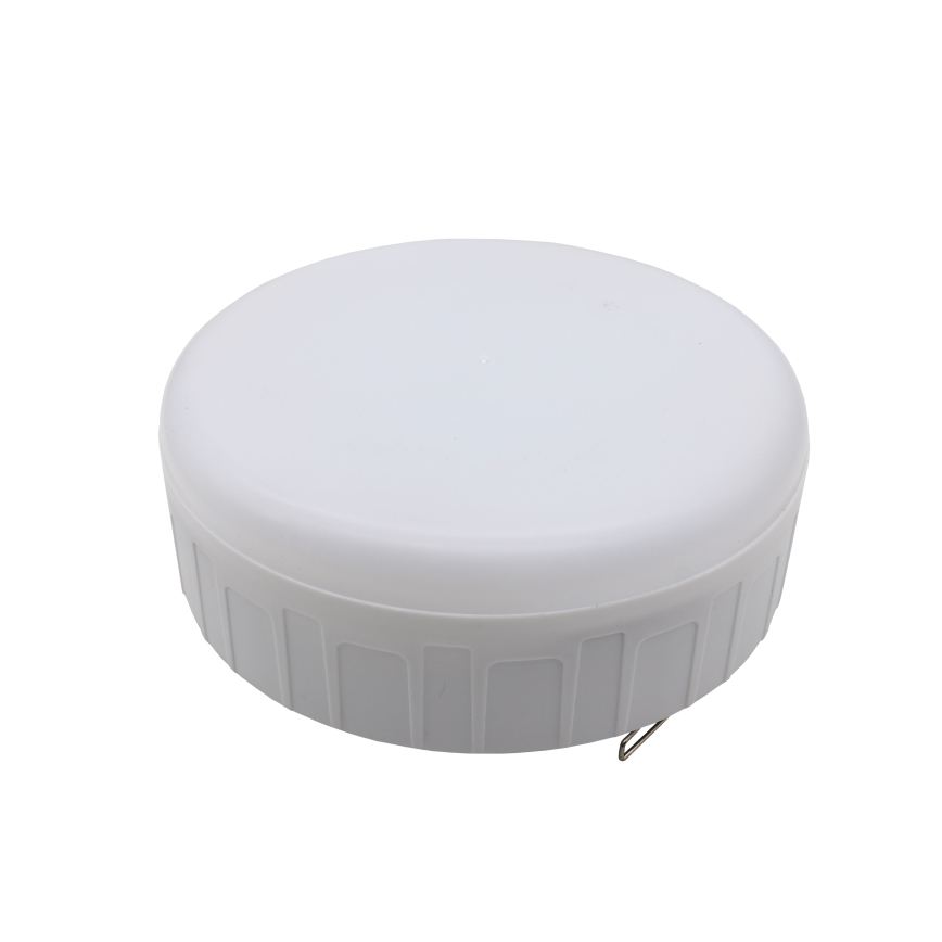 LED Ściemnialna akumulatorowa solarny lampa z funkcją power banku K3 LED/2W/5,5V 6500K IPX4 2400 mAh czarny/biały