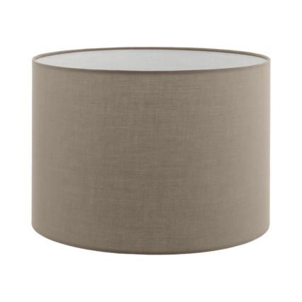 LED Lampa stojąca TUNJA 1xE27/20W/230V Ø 30 cm matowy chrom/taupe