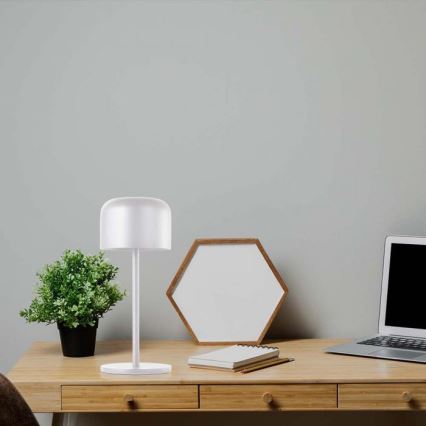 LED Regulowana jasność, ładowalna, dotykowa lampa stołowa LED/1,5W/5V 2700-5700K IP54 2200 mAh biała