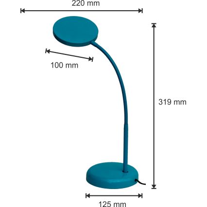 LED Lampa stołowa ANITA LED/6W/230V