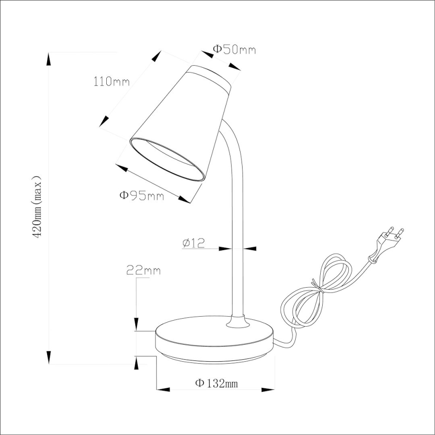 LED Lampa stołowa CHICO LED/4,5W/230V biała