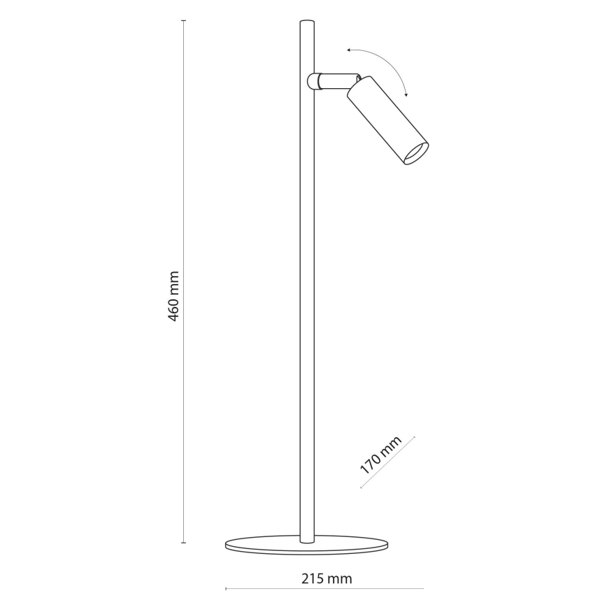 LED Lampa stołowa LAGOS 1xG9/6W/230V 4000K białe
