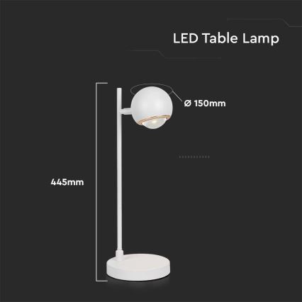 LED Lampa stołowa LED/5W/230V 3000K biała