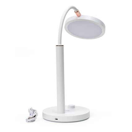LED Lampa stołowa ściemnialna AURA LED/10W/230V 3700/4200K CRI 97 biały