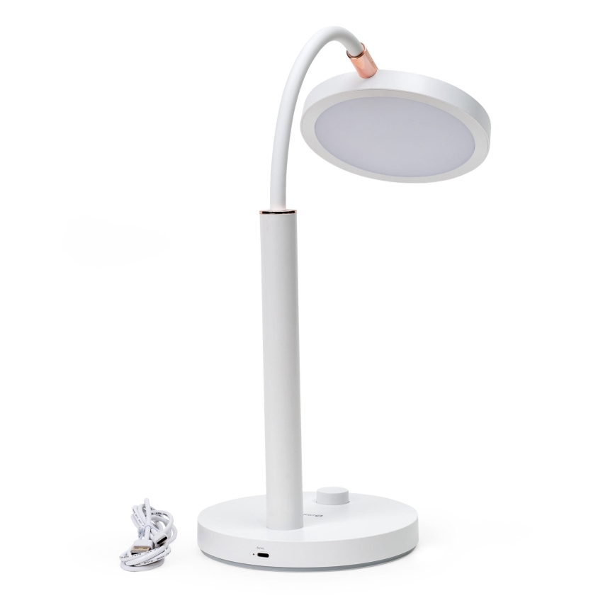 LED Lampa stołowa ściemnialna AURA LED/10W/230V 3700/4200K CRI 97 biały