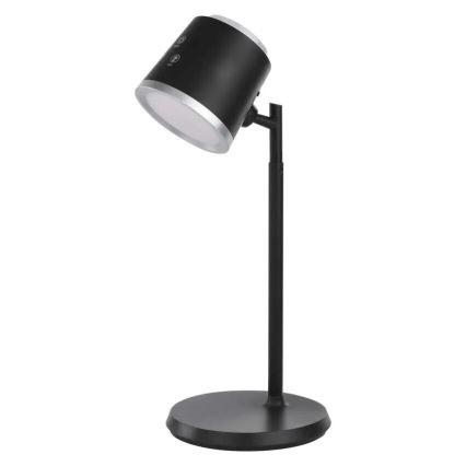 LED Lampa stołowa ściemnialna do ładowania 4w1 LED/6W/3,7V 3000K/4000K/6500K 1500mAh czarne
