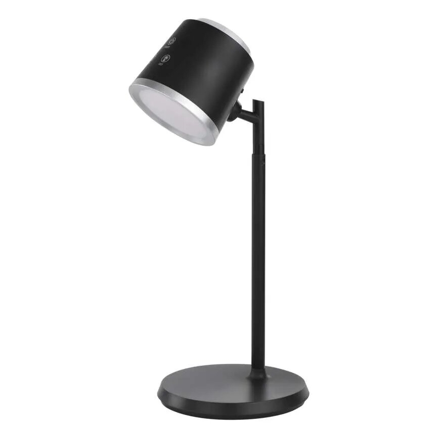 LED Lampa stołowa ściemnialna do ładowania 4w1 LED/6W/3,7V 3000K/4000K/6500K 1500mAh czarne
