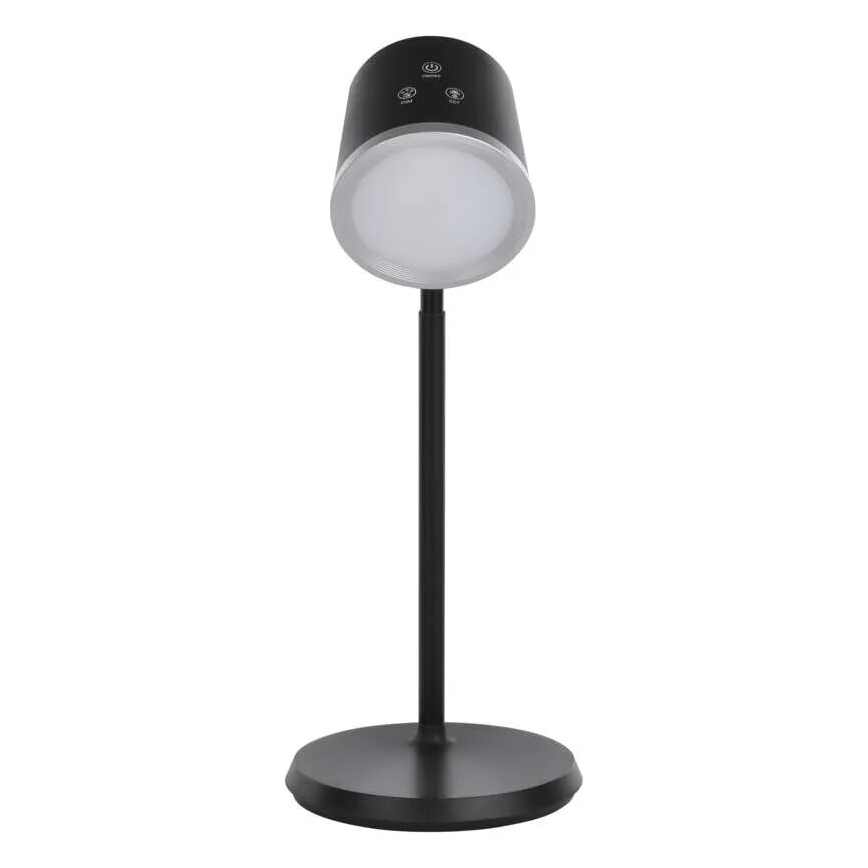 LED Lampa stołowa ściemnialna do ładowania 4w1 LED/6W/3,7V 3000K/4000K/6500K 1500mAh czarne