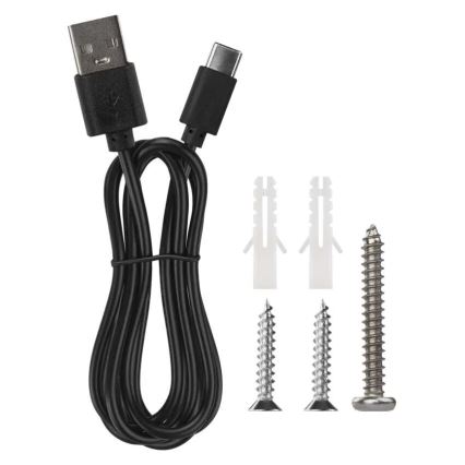 LED Lampa stołowa ściemnialna do ładowania 4w1 LED/6W/3,7V 3000K/4000K/6500K 1500mAh czarne