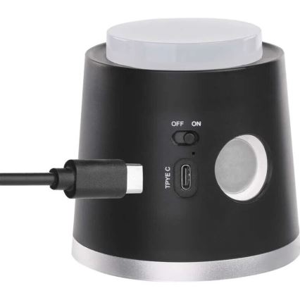 LED Lampa stołowa ściemnialna do ładowania 4w1 LED/6W/3,7V 3000K/4000K/6500K 1500mAh czarne