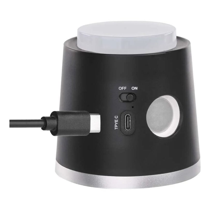 LED Lampa stołowa ściemnialna do ładowania 4w1 LED/6W/3,7V 3000K/4000K/6500K 1500mAh czarne