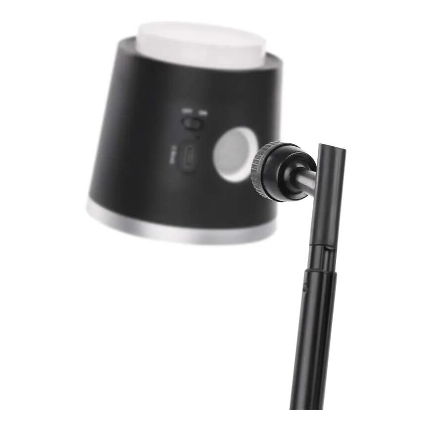 LED Lampa stołowa ściemnialna do ładowania 4w1 LED/6W/3,7V 3000K/4000K/6500K 1500mAh czarne