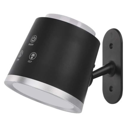 LED Lampa stołowa ściemnialna do ładowania 4w1 LED/6W/3,7V 3000K/4000K/6500K 1500mAh czarne