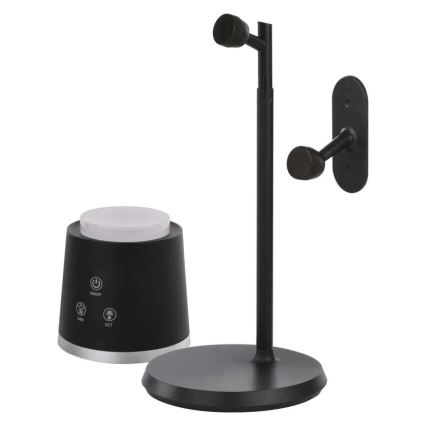 LED Lampa stołowa ściemnialna do ładowania 4w1 LED/6W/3,7V 3000K/4000K/6500K 1500mAh czarne