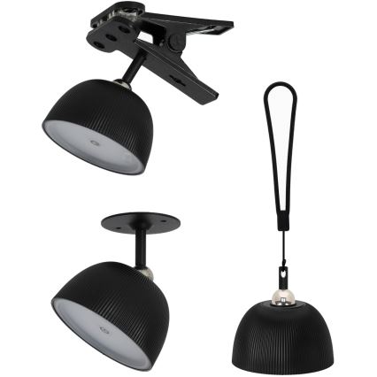 LED Lampa stołowa ściemnialna do ładowania 4w1 LED/3,5W/5V 3000/4000/6500K IP54 1800 mAh czarne