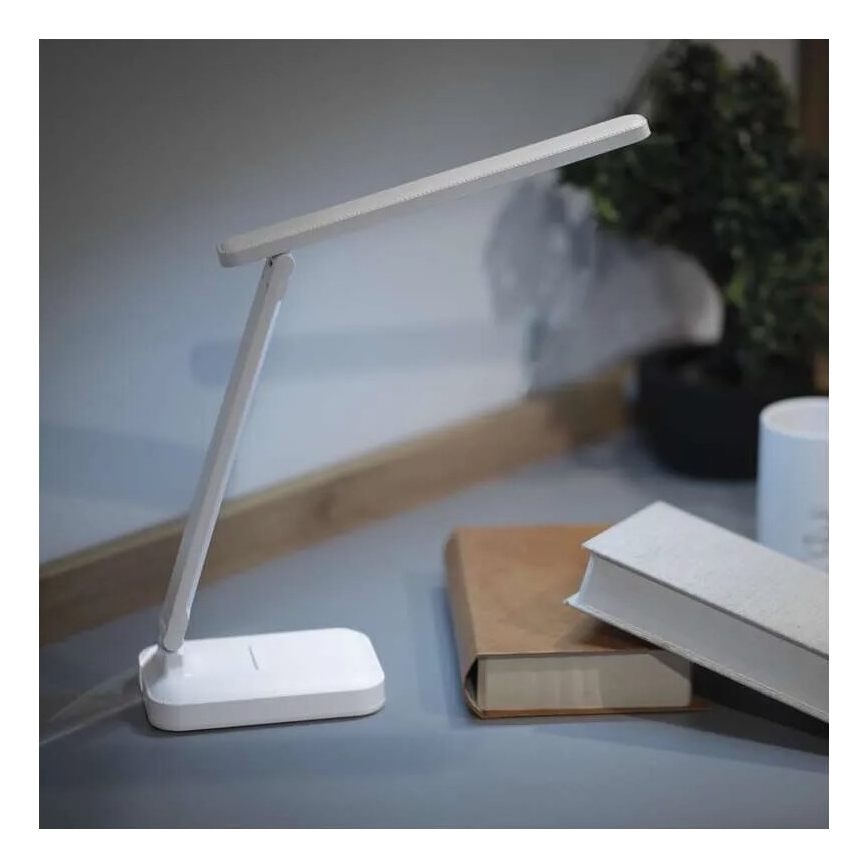 LED Lampa stołowa ściemnialna do ładowania LED/5W/3,7V 3000K/4000K/6500K 800mAh białe