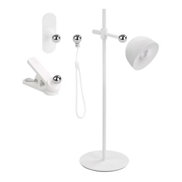 LED Lampa stołowa ściemnialna do ładowania magnetyczna 4w1 LED/4,2W/3,7V 4000K 1200mAh białe