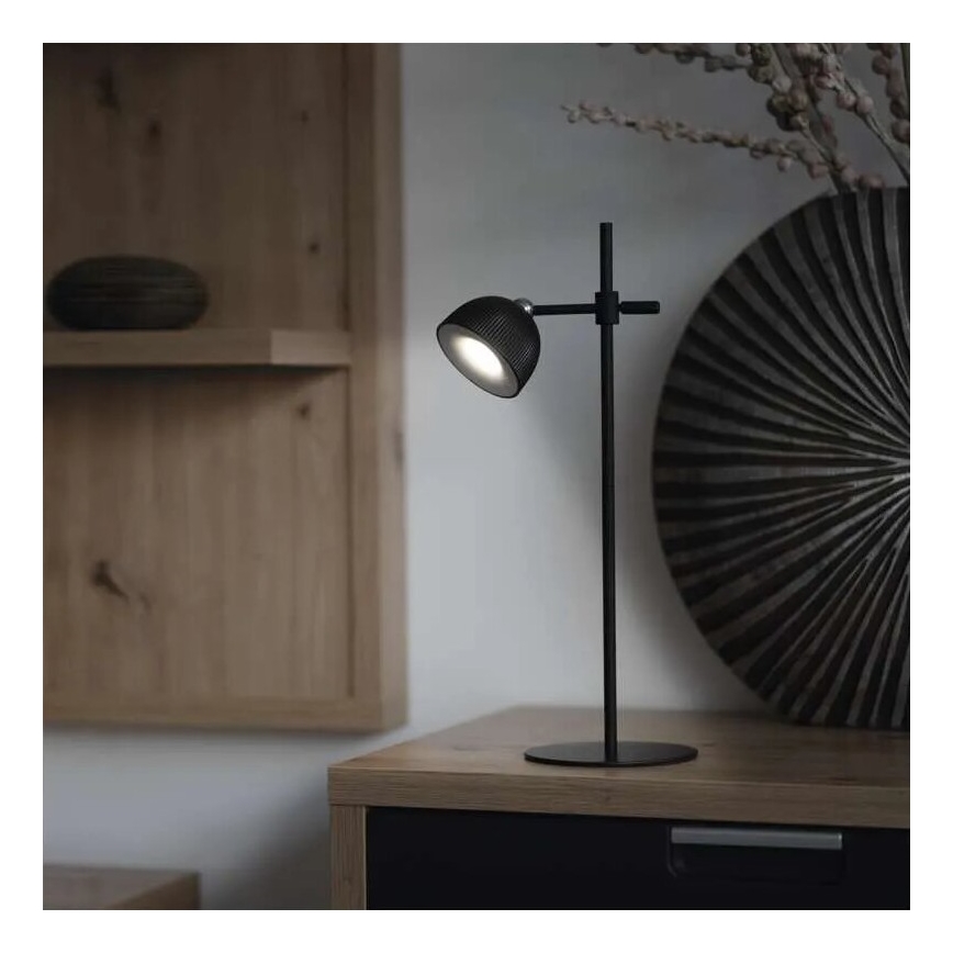LED Lampa stołowa ściemnialna do ładowania magnetyczna 4w1 LED/4,2W/3,7V 4000K 1200mAh czarne