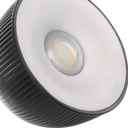 LED Lampa stołowa ściemnialna do ładowania magnetyczna 4w1 LED/4,2W/3,7V 4000K 1200mAh czarne