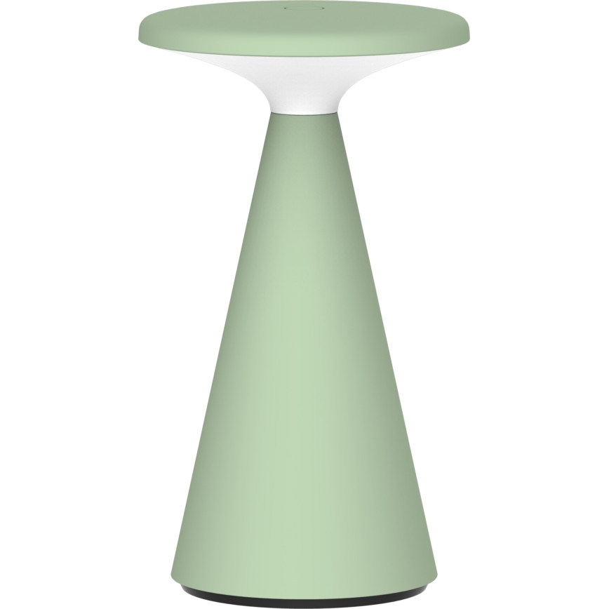 LED Ściemn. dotykowa zewn. lampa stołowa PAROS LED/1,8W/5V USB 1800 mAh IP44 zielony