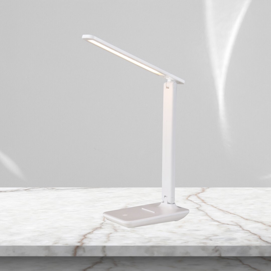 LED Lampa stołowa ściemnialna POST LED/5W/5V 3000-6500K biały