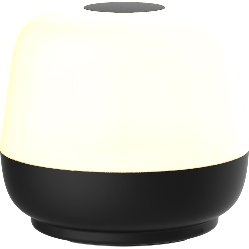 LED Ściemn. dotykowa zewn. lampa stołowa SAMBA LED/1,2W/5V USB 1200 mAh IP44 czarny