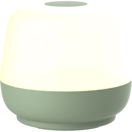 LED Ściemn. dotykowa zewn. lampa stołowa SAMBA LED/1,2W/5V USB 1200 mAh IP44 zielony