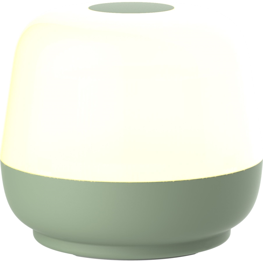 LED Ściemn. dotykowa zewn. lampa stołowa SAMBA LED/1,2W/5V USB 1200 mAh IP44 zielony