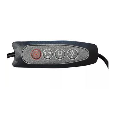 LED Lampa stołowa ściemnialna ze szkłem powiększającym LED/6W/5V 3000K/4000K/6000K czarna