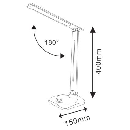 LED Lampa stołowa TOLEDO LED/8W/230V