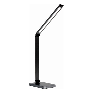 LED Lampa stołowa z bezprzewodową ładowarką LED/10W/230V 3000/4000/4500/5000/6000K czarny