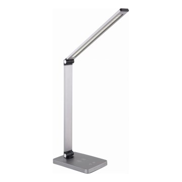LED Lampa stołowa z bezprzewodową ładowarką LED/10W/230V 3000/4000/4500/5000/6000K matowy chrom