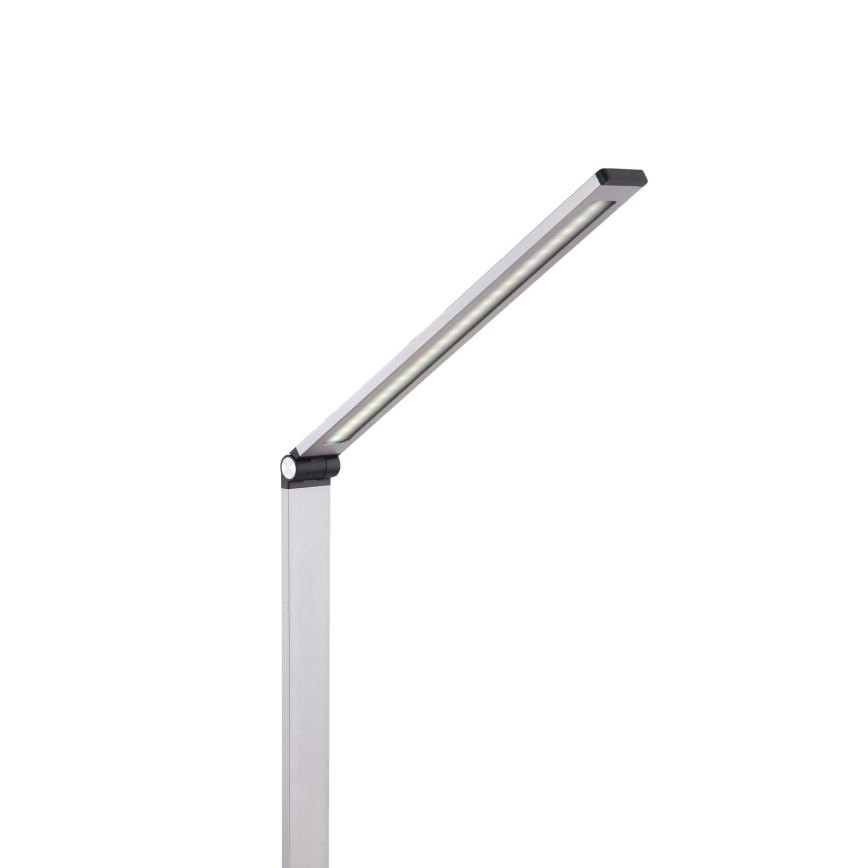 LED Lampa stołowa z bezprzewodową ładowarką LED/10W/230V 3000/4000/4500/5000/6000K matowy chrom