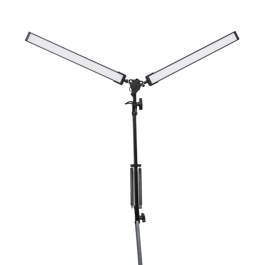 LED Lampa stołowa z klipsem 2xLED/10W/230V 2800-6800K