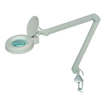LED Lampa stołowa z lupą LED/5W/230V 6000K biała