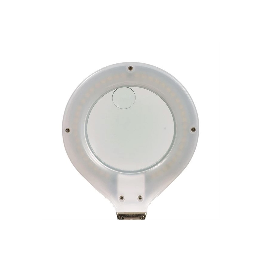 LED Lampa stołowa z lupą LED/6,5W/230V biały