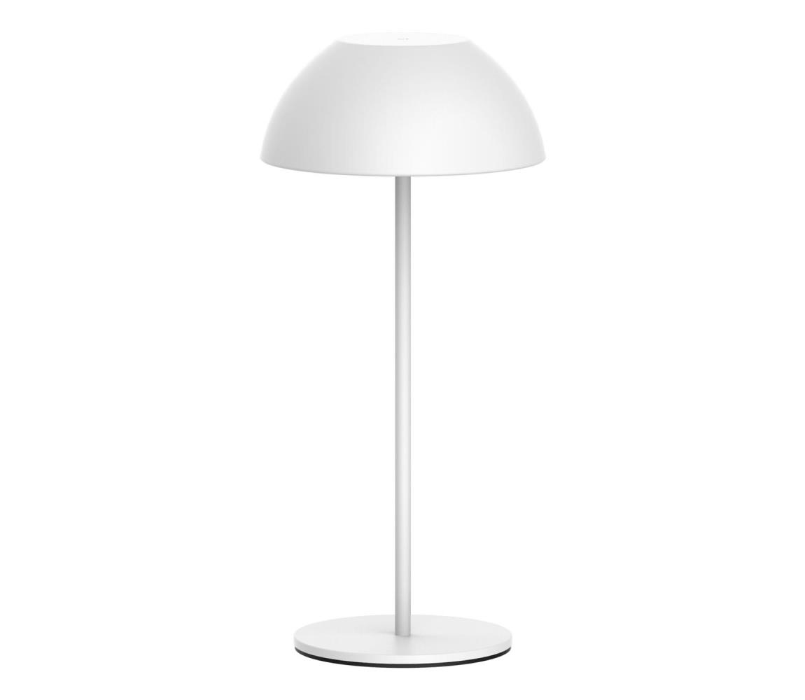 LED Lampa stołowa ściemnialna TANZANIA LED/1,8W/5V USB 1800 mAh IP44 biały