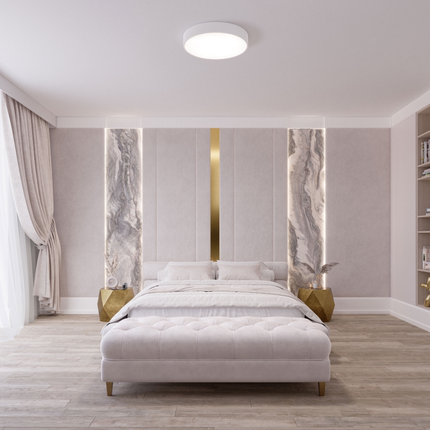 LED Lampa sufitowa CLEO LED/69W/230V 3000K śr. 50 cm biała