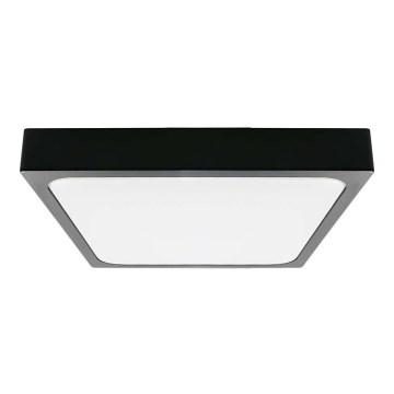 LED Lampa sufitowa do łazienki LED/30W/230V 3000K IP44 42x42 cm czarna