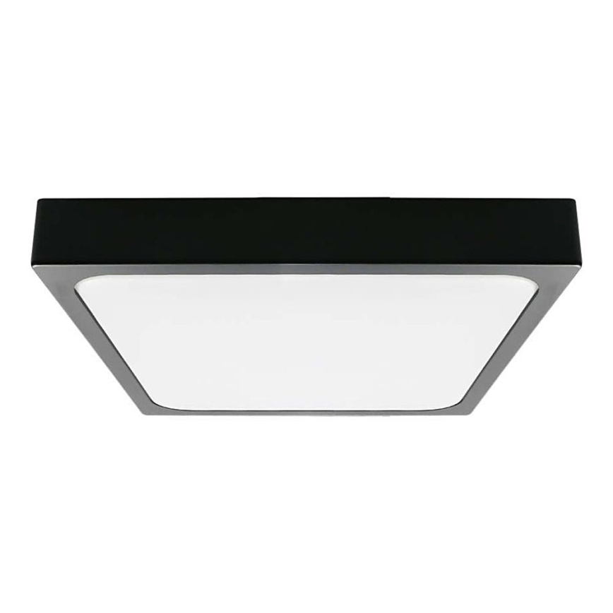 LED Lampa sufitowa do łazienki LED/30W/230V 4000K IP44 42x42 cm czarna
