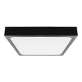 LED Lampa sufitowa do łazienki LED/30W/230V 6500K IP44 42x42 cm czarna