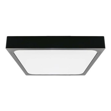 LED Lampa sufitowa do łazienki LED/30W/230V 6500K IP44 42x42 cm czarna