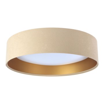 LED Lampa sufitowa GALAXY 1xLED/24W/230V śr. 44 cm beżowo-złota